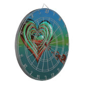 Sky High Hearts Dartbord (Voorkant Links)