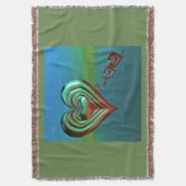 Sky High Hearts Deken (Voorkant Verticaal)