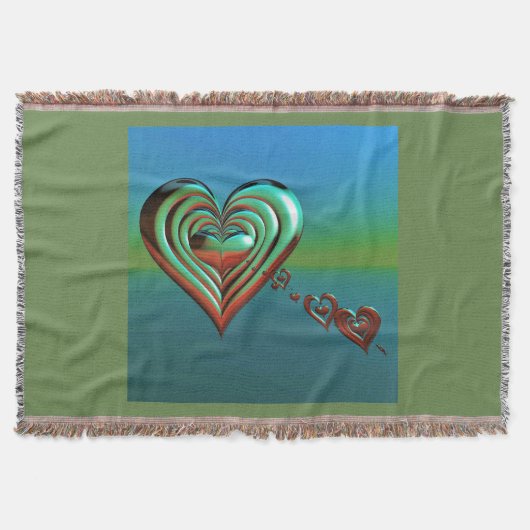 Sky High Hearts Deken (Voorkant)