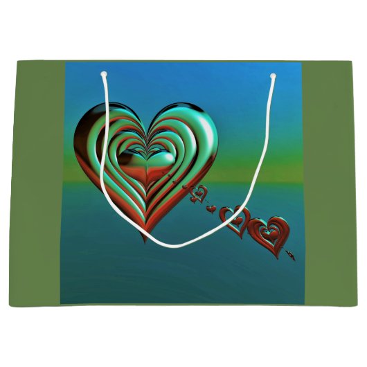 Sky High Hearts Groot Cadeauzakje (Voorkant)