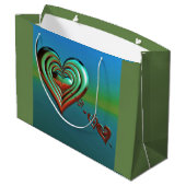 Sky High Hearts Groot Cadeauzakje (Achterkant Gekanteld)