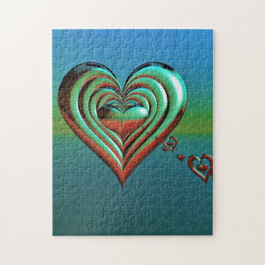 Sky High Hearts Legpuzzel (Verticaal)