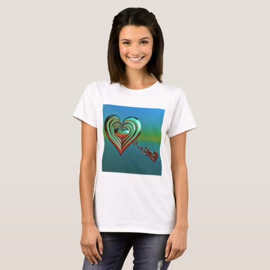 Sky High Hearts T-shirt (Voorkant volledig)