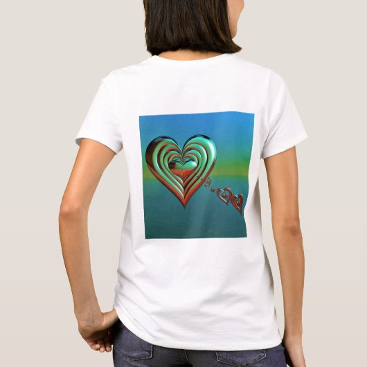 Sky High Hearts T-shirt (Achterkant)