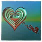 Sky High Hearts Tegeltje (Voorkant)