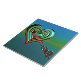 Sky High Hearts Tegeltje