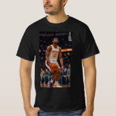 Sky High Hoops Basketbalspeler Silhouette Tshirt (Voorkant)