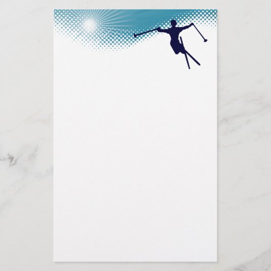 sky high ski briefpapier (Voorkant)