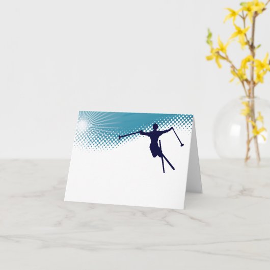 sky high skiing kaart (Gele Bloem)