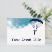 sky high skydiver kaart (Staand voorkant)