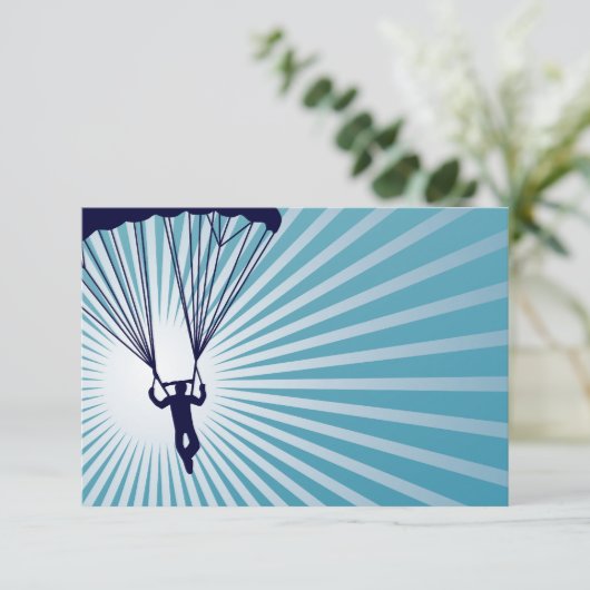 sky high skydiver kaart (Staand voorkant)