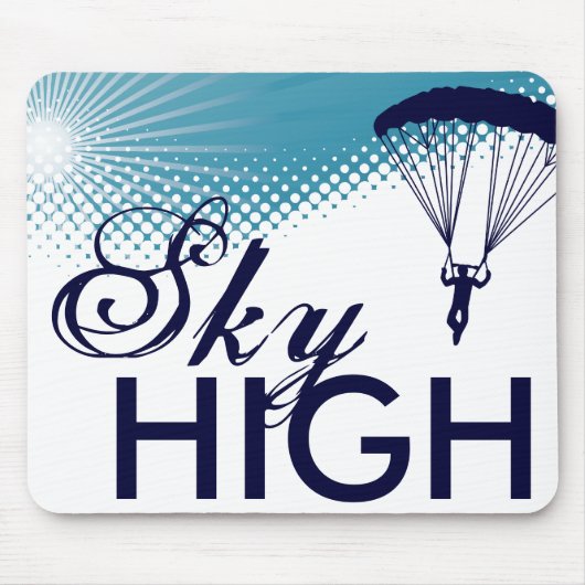 sky high skydiving muismat (Voorkant)