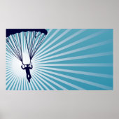 sky high skydiving poster (Voorkant)