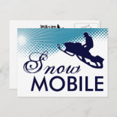 sky high snewmobile briefkaart (Voorkant / Achterkant)