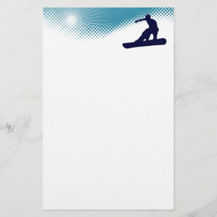 sky high snowboard briefpapier