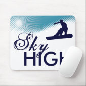 sky high snowboarding muismat (Met muis)