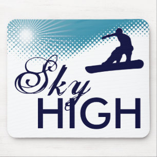 sky high snowboarding muismat
