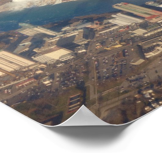 Sky High Uitzicht van de Herfsten van Niagara Poster (Hoek)