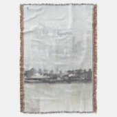 Sky Horizon - Neutrale kleuren Deken (Voorkant Verticaal)