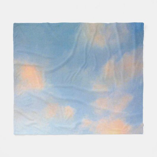 Sky Hue Sky, Fleece Deken, Medium 50 "x 60" (Voorkant (Horizontaal))