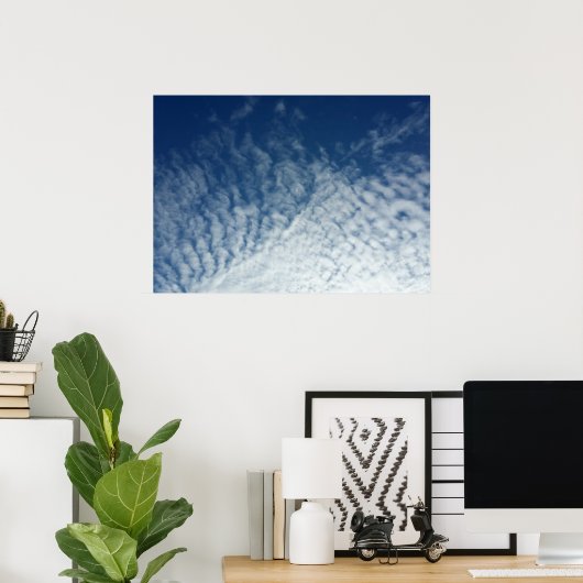 Sky in januari poster (Thuiskantoor)