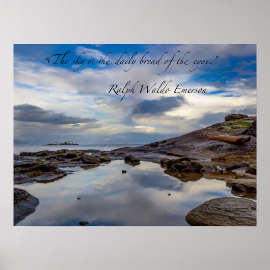 Sky Inspriational Quote Poster (Voorkant)