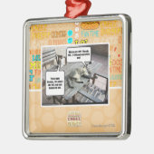 Sky is aan het vallen metalen ornament (Links)