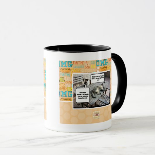 Sky is aan het vallen mok (Voorkant rechts)