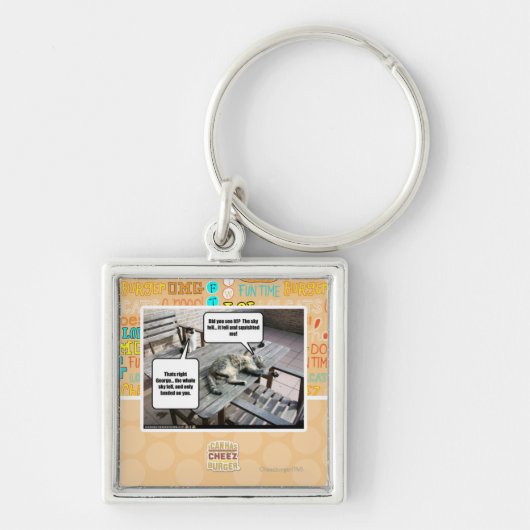 Sky is aan het vallen sleutelhanger (Voorkant)