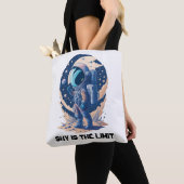 Sky is de grens met Astronaut Tote Bag (Dichtbij)