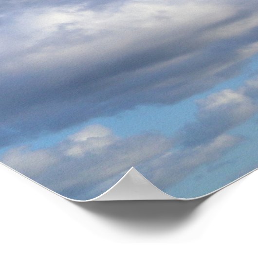 Sky is de grens - motivatie poster (Hoek)