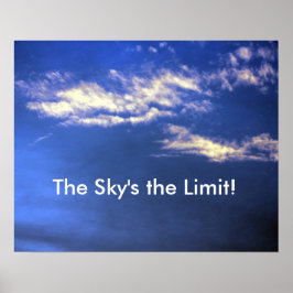 Sky is de grens poster