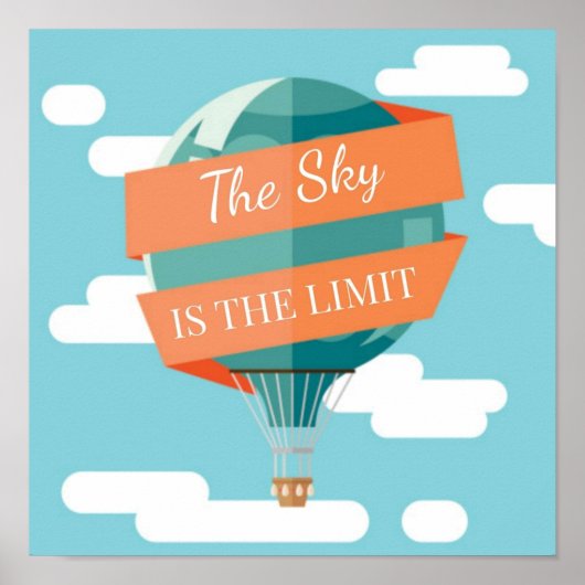 Sky is de limiet 2 poster (Voorkant)