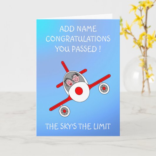 Sky is de limiet kaart (Gele Bloem)