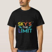 Sky is de limiet t-shirt (Voorkant)