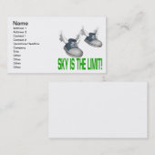 Sky is de limiet visitekaartje (Voorkant / Achterkant)