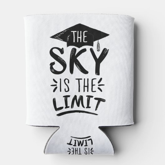 Sky is de Limit Clever Afstuderen Capture Cute Blikjeskoeler (Achterkant)