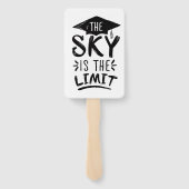 Sky is de Limit Clever Afstuderen Capture Cute Handwaaier (Achterkant)