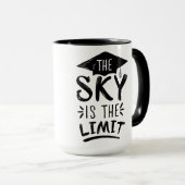 Sky is de Limit Clever Afstuderen Capture Cute Mok (Voorkant rechts)