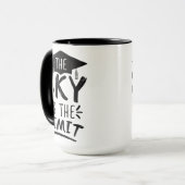Sky is de Limit Clever Afstuderen Capture Cute Mok (Voorkant links)