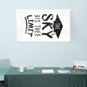 Sky is de Limit Clever Afstuderen Capture Cute Spandoek (Beurs)