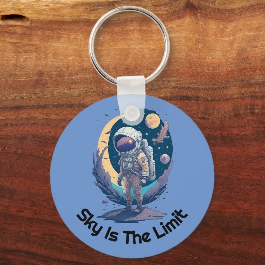 Sky is het Limit Astronaut Sleutelhanger Perfect g (Voorkant)