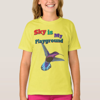 Sky is My Playground T-shirt voor damesvogels