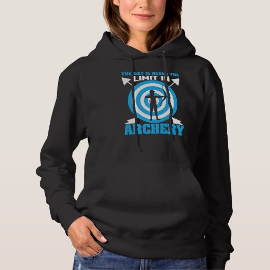 Sky Is Never The Limit In Archery Hoodie (Voorkant)