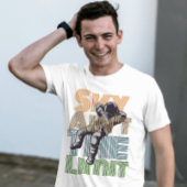 Sky is niet de limiet afbeelding t-shirt