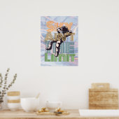 Sky is niet de limiet |  citaat ruimte poster (Keuken)