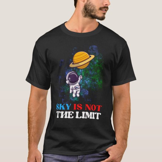 Sky is niet de limiet t-shirt (Voorkant)
