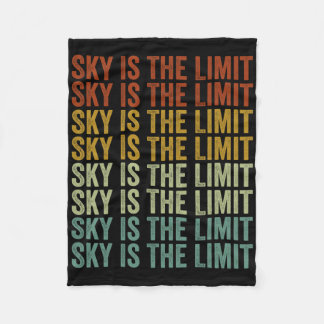Sky Is The Limit Rock Mountain Fleece Deken