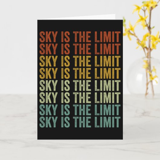 Sky Is The Limit Rock Mountain  Kaart (Gele Bloem)