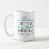 Sky is The Limit - Voetafdrukken op de maan Koffiemok (Links)